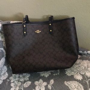 NWOT Reversible Coach City Tote